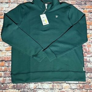 Puma Men's Dark Green Quarter-Zip Sweatshirt